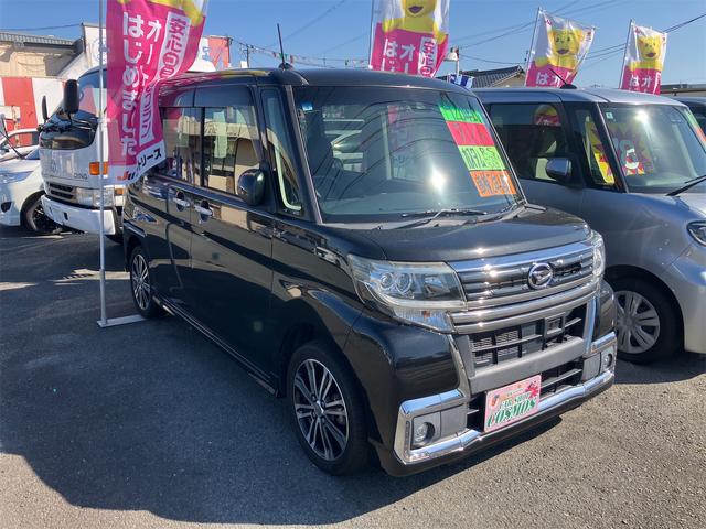 タント カスタムＲＳ　トップエディションＳＡＩＩ　インタークーラーターボ車　両側パワースライドドア　ミラーウィンカー　ナビＴＶ　Ｂモニター　エアコン　パワステ（4枚目）