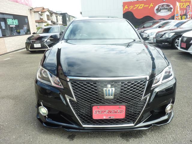 クラウンハイブリッド アスリートＳ　アドバンストパッケージ　サンルーフ　本皮　フロントスポイラー　車高調　２０アルミ　車検令和８年１０月　クリアランスソナー　リア３面フィルム施工　ＨＤＤナビ　Ｂｌｕｅｔｏｏｔｈ　ＤＶＤ再生地デジドラレコ（2枚目）