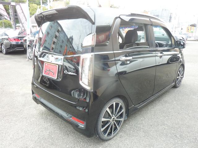 N-WGNカスタム G・Aパッケージ ハーフレザーシート プッシュエンジンスタート 人気のブラック 車検令和8年2月 16インチアルミ Bluetooth バックカメラ ETC(4枚目)