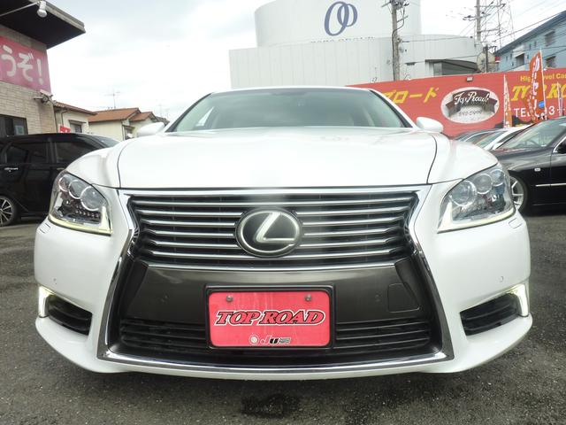 LS LS460 バージョンC Iパッケージ 本革エアーシート 3眼ヘッドライト オットマン マークレビンソン 全車速クルーズ  パワートランク オートマチックハイビーム クリアランスソナー BSM HDDナビBluetoothDVDテレビキット(3枚目)