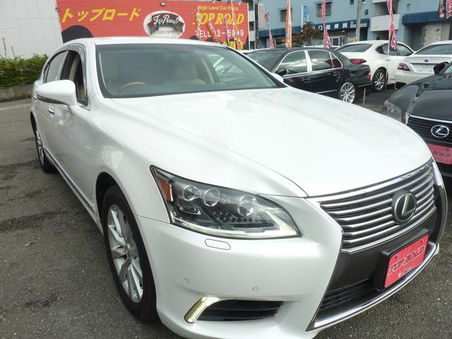 LS LS460 バージョンC Iパッケージ 本革エアーシート 3眼ヘッドライト オットマン マークレビンソン 全車速クルーズ  パワートランク オートマチックハイビーム クリアランスソナー BSM HDDナビBluetoothDVDテレビキット(4枚目)