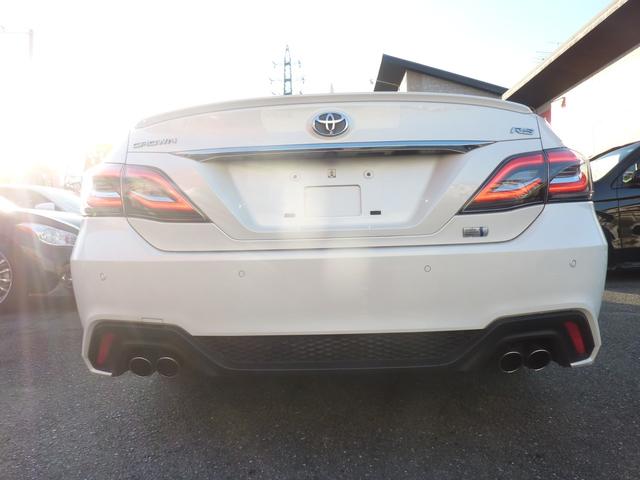 クラウンハイブリッド ＲＳアドバンス　２年保証ＯＰ全皮エアーシート　ＳＤナビ　Ｂｌｕｅｔｏｏｔｈ　ＤＶＤ再生　テレビキット　ウインドウディスプレイ　バックモニター　ハンドルヒーター　ＢＳＭ　クリアランスソナー　ＲＣＴＡ（5枚目）