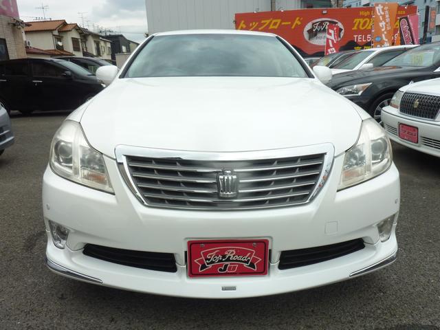 クラウン アスリート　スペシャルナビパッケージ　後期モデル　モデリスタフルエアロ　ＨＤＤナビ　Ｂｌｕｅｔｏｏｔｈ　ＤＶＤ再生　地デジ　バックモニター　リア３面フィルム　クリアランスソナー（2枚目）