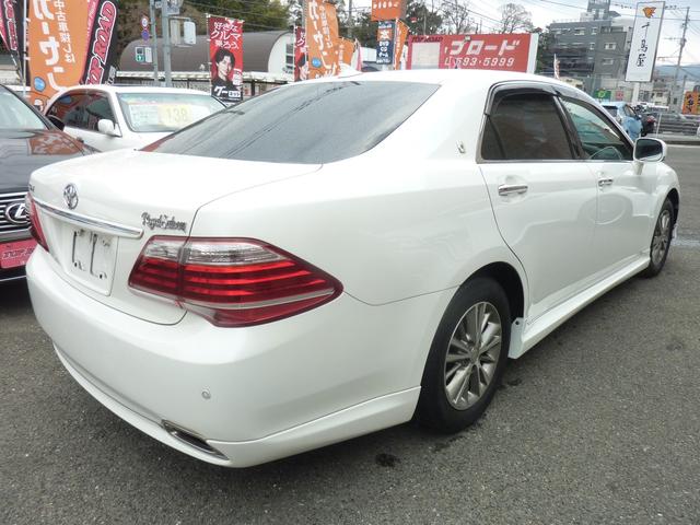 クラウン アスリート　スペシャルナビパッケージ　後期モデル　モデリスタフルエアロ　ＨＤＤナビ　Ｂｌｕｅｔｏｏｔｈ　ＤＶＤ再生　地デジ　バックモニター　リア３面フィルム　クリアランスソナー（5枚目）