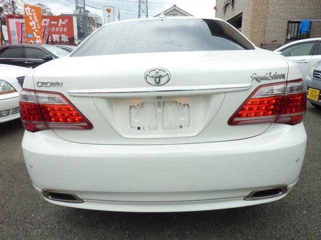 クラウン アスリート　スペシャルナビパッケージ　後期モデル　モデリスタフルエアロ　ＨＤＤナビ　Ｂｌｕｅｔｏｏｔｈ　ＤＶＤ再生　地デジ　バックモニター　リア３面フィルム　クリアランスソナー（6枚目）