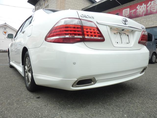 クラウン アスリート　スペシャルナビパッケージ　後期モデル　モデリスタフルエアロ　ＨＤＤナビ　Ｂｌｕｅｔｏｏｔｈ　ＤＶＤ再生　地デジ　バックモニター　リア３面フィルム　クリアランスソナー（7枚目）