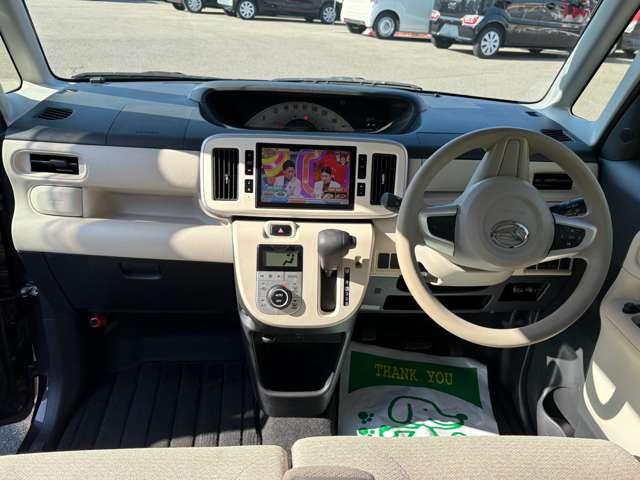 ムーヴキャンバス Ｘリミテッド　ＳＡＩＩ　ＥＴＣ　バックカメラ　両側電動スライドドア　ナビ　ＴＶ　衝突被害軽減システム　スマートキー　アイドリングストップ　電動格納ミラー　ベンチシート　ＣＶＴ　盗難防止システム　ＡＢＳ　ＥＳＣ　ＣＤ（2枚目）