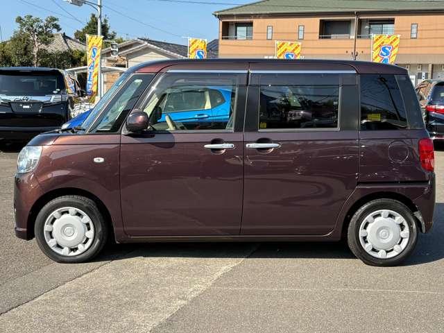 ムーヴキャンバス Ｘリミテッド　ＳＡＩＩ　ＥＴＣ　バックカメラ　両側電動スライドドア　ナビ　ＴＶ　衝突被害軽減システム　スマートキー　アイドリングストップ　電動格納ミラー　ベンチシート　ＣＶＴ　盗難防止システム　ＡＢＳ　ＥＳＣ　ＣＤ（22枚目）