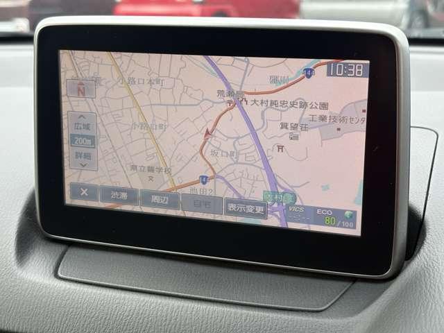 デミオ ＸＤ　ナビ　ＴＶ　オートクルーズコントロール　衝突被害軽減システム　アルミホイール　オートライト　スマートキー　アイドリングストップ　電動格納ミラー　ＡＴ　ＡＢＳ　ＥＳＣ　エアコン　パワーステアリング（2枚目）