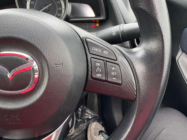 デミオ ＸＤ　ナビ　ＴＶ　オートクルーズコントロール　衝突被害軽減システム　アルミホイール　オートライト　スマートキー　アイドリングストップ　電動格納ミラー　ＡＴ　ＡＢＳ　ＥＳＣ　エアコン　パワーステアリング（8枚目）