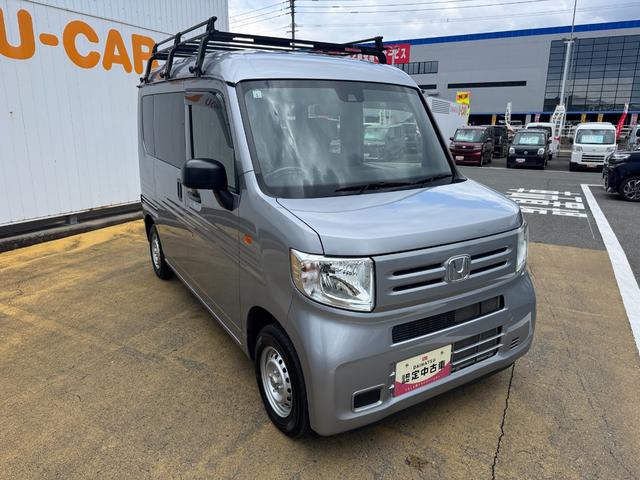 N-VAN G 新車保証継承付 CDチューナー ルーフキャリア 5MT 衝突低減ブレーキ(9枚目)