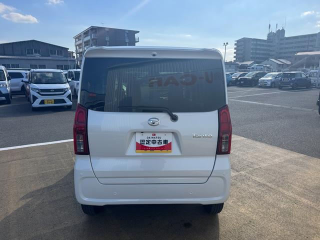 タント Ｘ　弊社デモカーＵＰ車　新車保証継承付　オーディオレス　バックカメラ付車（6枚目）