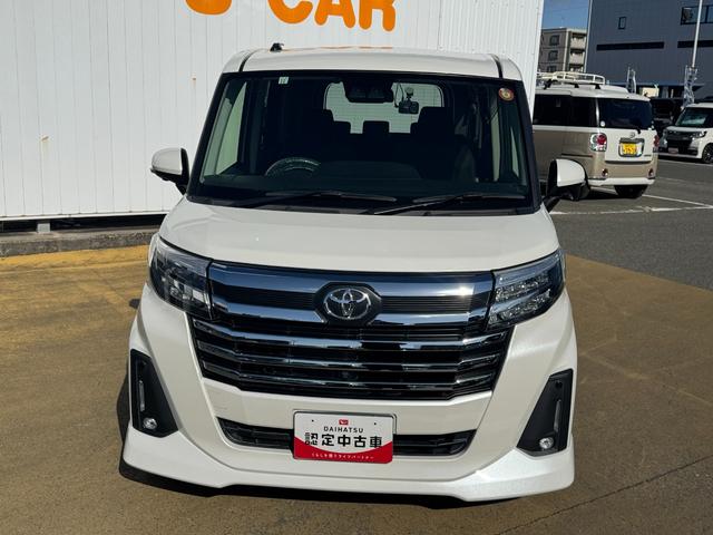 ルーミー カスタムG-T 純正フルセグナビ ETC ドラレコ パノラマモニター 新車保証継承付(2枚目)