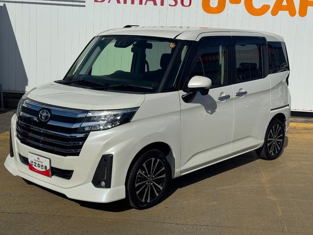 ルーミー カスタムG-T 純正フルセグナビ ETC ドラレコ パノラマモニター 新車保証継承付(3枚目)