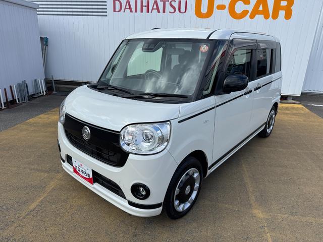 ムーヴキャンバス Ｇブラックアクセントリミテッド　ＳＡＩＩＩ　純正フルセグナビ　ドラレコ　パノラマモニター（3枚目）