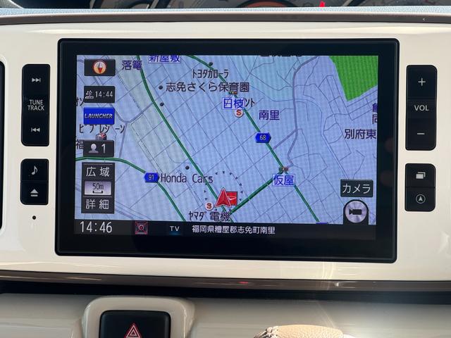 ムーヴキャンバス ＧメイクアップＶＳ　ＳＡＩＩＩ　純正フルセグナビ　ドラレコ　パノラマモニター（22枚目）