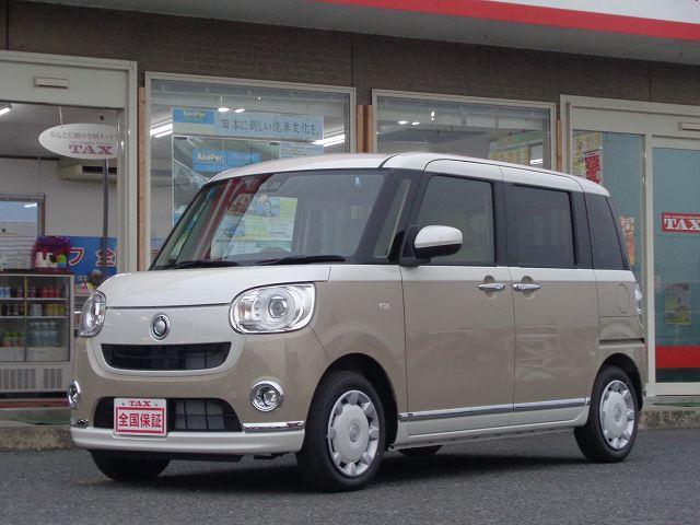 ダイハツ ムーヴキャンバス ｇメイクアップｖｓ ｓａｉｉｉ 届出済未使用車 禁煙車 スマートアシストｉｉｉ 追突軽減ブレーキ パノラマモニター対応純正ナビ装着用アップグレードパック 162 8万円 令和3年 21年 福岡県 中古車 価格 Com