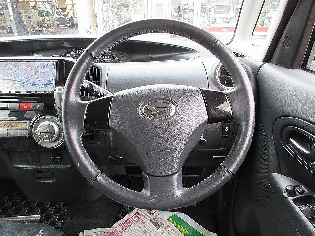 タント カスタムＸ　タイミングチェーン　全国走行無制限保証　パワースライドドア　ＨＩＤライト　純正エアロ／リアスポイラー／純正アルミ　オートエアコン　革巻きハンドル　ＥＴＣ（3枚目）