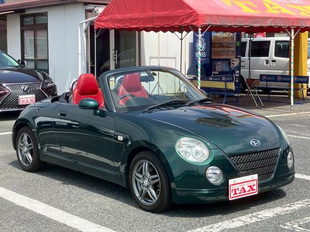 コペン アクティブトップ　タイミングチェーン　赤本革シート　シートヒーター　ＭＯＭＯ製革巻きハンドル　ＣＤ　ＥＴＣ　４気筒ツインカムターボ　純正フォグランプ（23枚目）