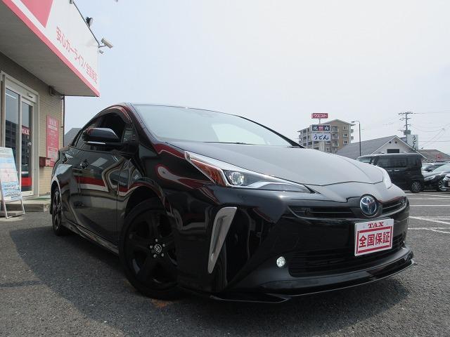 プリウス Ｓツーリングセレクション　後期型　ＴＲＤエアロダイナミックスタイル　純正ブラックアルミ　黒革調シート　セーフティセンス　全国走行無制限保証／車検２年整備　ドライブレコーダー　ＬＥＤオートライト／フォグランプ　９型ナビ（26枚目）