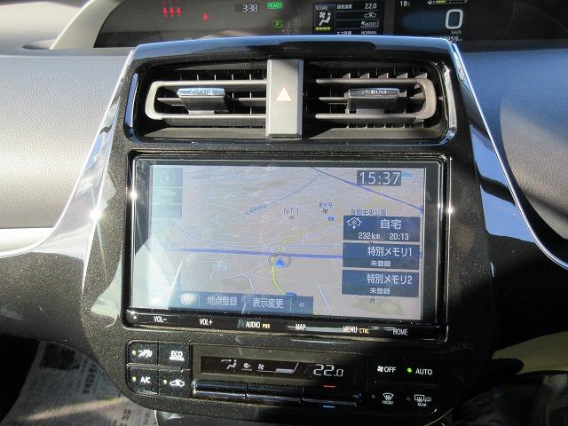 プリウス Ａプレミアム　ツーリングセレクション　トヨタセーフティセンス　禁煙車　新車メーカー保証継承　黒革エアー／パワーシート　全方位モニター　純正９型ナビ／フルセグＴＶ／ＤＶＤ再生／ＣＤ録音／Ｂｌｕｅｔｏｏｔｈ　ＬＥＤオートライト／フォグランプ（3枚目）