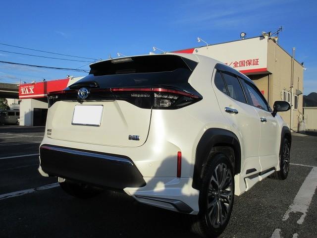 ヤリスクロス ハイブリッドＺ　モデリスタエアロ　トヨタセーフティセンス　禁煙車　全方位モニター　前後ドライブレコーダー　パワーバックドア　ハーフレザーパワーシート　シートヒーター　ハンドルヒーター　純正８型デイスプレイオーデイオ（28枚目）