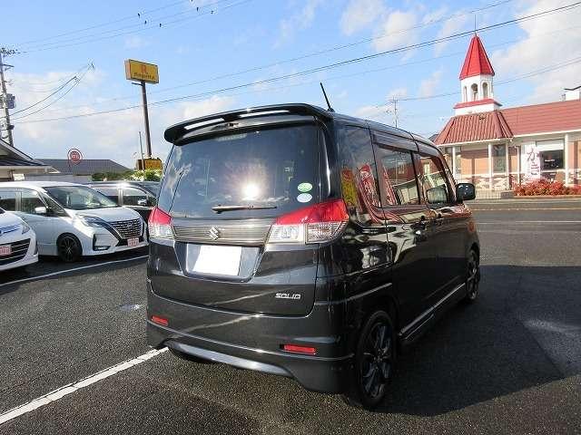 ソリオ ブラック＆ホワイトＩＩ　禁煙車　タイミングチェーン　ナビ／フルセグＴＶ／ＤＶＤ再生／ＣＤ録音／バックモニター　ＥＴＣ　パワースライドドア　プッシュスタート　スマートキー　純正フルエアロ／リアスポイラー／アルミ／フォグランプ（17枚目）