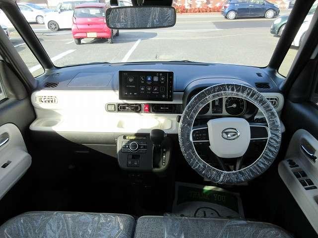 ムーヴキャンバス ストライプスＧ　リラックススタイル　走行距離５．３００キロ　禁煙車　全国走行無制限保証　衝突被害軽減ブレーキ　両側パワースライドドア　シートヒーター　純正ドライブレコーダー　純正９型モニター／ＢｌｕｅｔｏｏｔＢカメラ（12枚目）