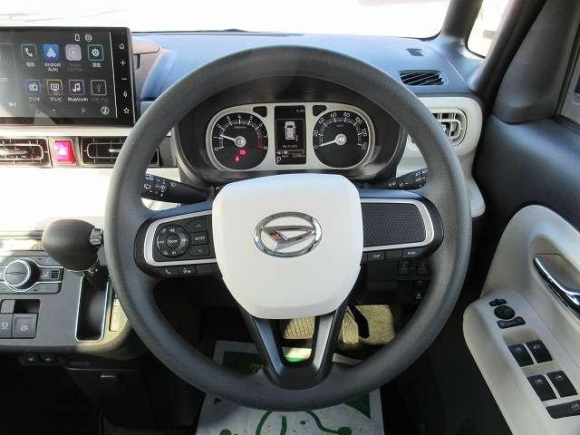 ムーヴキャンバス ストライプスＧ　リラックススタイル　走行距離５．３００キロ　禁煙車　全国走行無制限保証　衝突被害軽減ブレーキ　両側パワースライドドア　シートヒーター　純正ドライブレコーダー　純正９型モニター／ＢｌｕｅｔｏｏｔＢカメラ（13枚目）