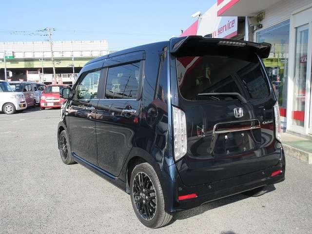 Ｎ－ＷＧＮカスタム Ｌ・ターボ　ホンダセンシング　色ミッドナイトブルービーメタリック　新車メーカー保証継承　シートヒーター　純正８型ナビ／フルセグＴＶ／Ｂｌｕｅｔｏｏｔｈ／バックモニター　ＥＴＣ　ＬＥＤオートライト　純正１５アルミ（3枚目）