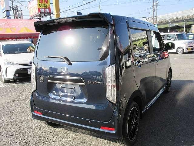 Ｎ－ＷＧＮカスタム Ｌ・ターボ　ホンダセンシング　色ミッドナイトブルービーメタリック　新車メーカー保証継承　シートヒーター　純正８型ナビ／フルセグＴＶ／Ｂｌｕｅｔｏｏｔｈ／バックモニター　ＥＴＣ　ＬＥＤオートライト　純正１５アルミ（4枚目）