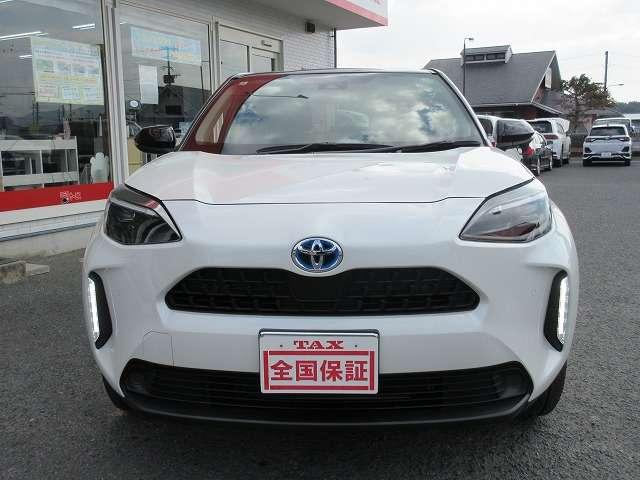 ヤリスクロス ハイブリッドG トヨタセーフティセンス 新車メーカー保証継承 衝突被害軽減ブレーキ 前後ドライブレコーダー 純正8型ディスプレイオーデイオ/フルセグTV/Bluetooth/バックモニター LEDオートライト 禁煙車(7枚目)