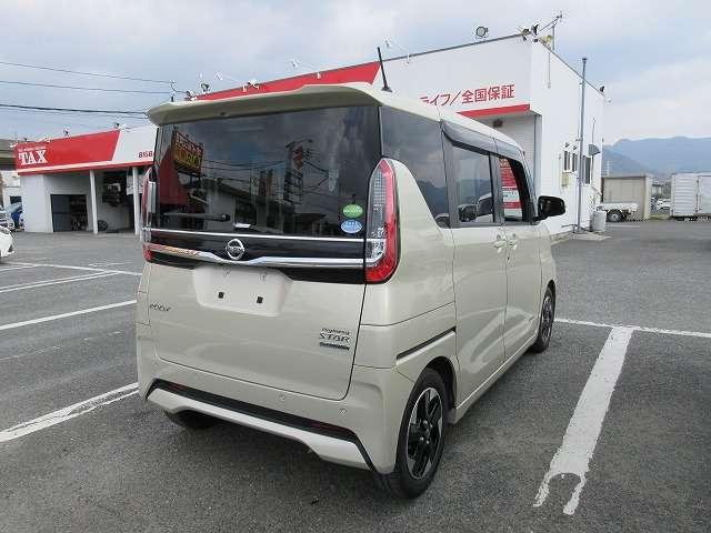 ルークス ハイウェイスター　Ｘ　ハイブリッド　全国２年走行無制限保証／車検２年整備　両側ハンズフリーパワースライドドア　衝突被害軽減ブレーキ　全方位モニター　ドライブレコーダー　純正９型ナビ／フルセグＴＶ／ＤＶＤ／Ｂｌｕｅｔｏｏｔｈ（3枚目）