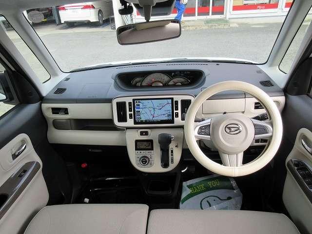 ムーヴキャンバス Ｇメイクアップ　ＳＡＩＩＩ　走行距離１６．８００キロ　禁煙車　全国２年走行無制限保証　衝突被害軽減ブレーキ　全方位モニター　純正８型ナビ／フルセグＴＶ／ＤＶＤ再生／ＣＤ録音／Ｂｌｕｅｔｏｏｔｈ　ＥＴＣ　両側パワースライドドア（10枚目）