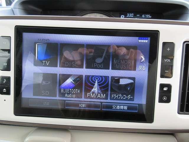 ムーヴキャンバス Ｇメイクアップ　ＳＡＩＩＩ　走行距離１６．８００キロ　禁煙車　全国２年走行無制限保証　衝突被害軽減ブレーキ　全方位モニター　純正８型ナビ／フルセグＴＶ／ＤＶＤ再生／ＣＤ録音／Ｂｌｕｅｔｏｏｔｈ　ＥＴＣ　両側パワースライドドア（15枚目）