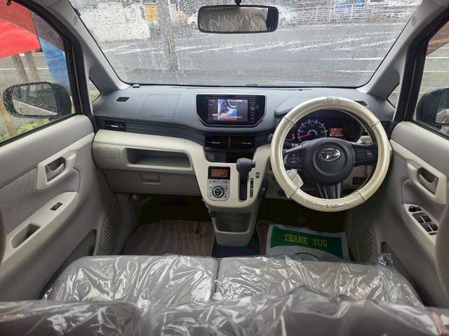 ムーヴ X SA スマートアシスト エコアイドル 禁煙車 車検2年整備 衝突被害軽減ブレーキ 純正ナビ/地デジTV/CD/SD/バックモニター ETC プッシュスタート スマートキー 純正アルミ アイドリングSTOP(4枚目)