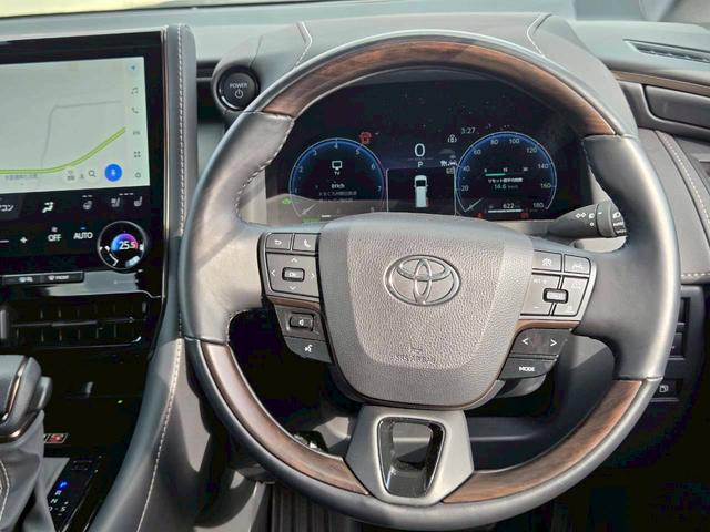 アルファードハイブリッド Ｚ　モデリスタエアロ／グリル／マフラー　純正１９インチエグゼクティブ用アルミ　左右独立ムーンルーフ　レザーシート／シートヒーター　全方位モニター　純正１４型ナビ　３６０°ドライブレコーダー　スマートキー（15枚目）