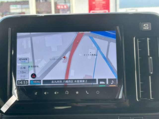 ワゴンＲスマイル ハイブリッドＸ　スズキセーフティサポート　禁煙車　メーカーオプション９型ＤＳＰ／フルセグＴＶ／ＤＶＤ再生／ＣＤ／Ｂｌｕｅｔｏｏｔｈ　全方位モニター　前後ドライブレコーダー　両側パワースライドドア　ＬＥＤオートライト（6枚目）