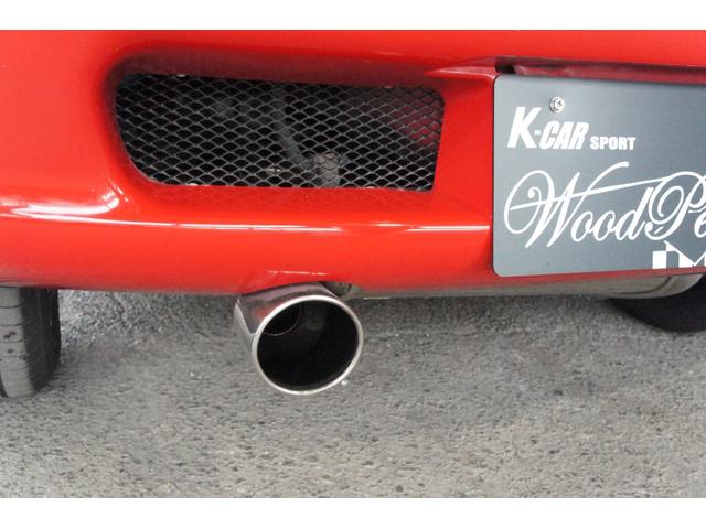 カプチーノ ベースグレード　ＫＹＢ足廻り・フジツボマフラー・ＭＯＭＯステアリング・シフトノブ（ＭＯＭＯ）・タイミングベルト交換済・パワーウィンドウ・ＥＡ１１Ｒ・１４インチアルミホイール・５速マニュアル・エアコン・修復歴なし（37枚目）