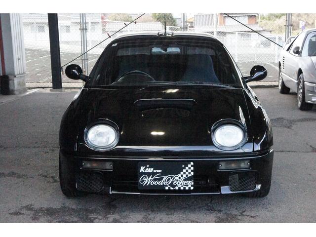 ＡＺ－１ ベースグレード　全塗装済（青から黒）・マツダスピードタイプボンネット・社外足廻り社外ＡＷ／社外マフラー（2枚目）