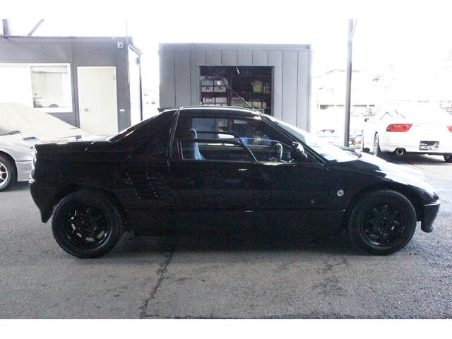 ＡＺ－１ ベースグレード　全塗装済（青から黒）・マツダスピードタイプボンネット・社外足廻り社外ＡＷ／社外マフラー（4枚目）