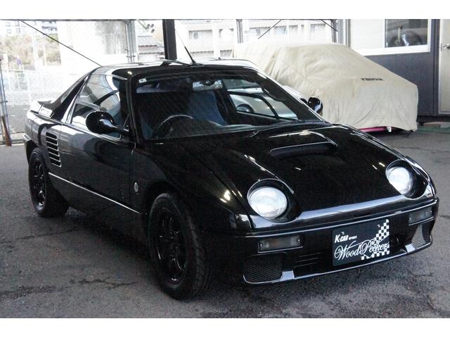 ＡＺ－１ ベースグレード　全塗装済（青から黒）・マツダスピードタイプボンネット・社外足廻り社外ＡＷ／社外マフラー（6枚目）