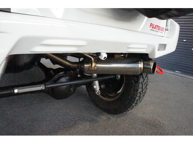 ジムニー ＸＧ　リフトＵＰ・社外前後バンパー・社外ホイール・リアナンバー移設・社外マフラー・ルーフキャリア・リアラダー・ステップ（33枚目）