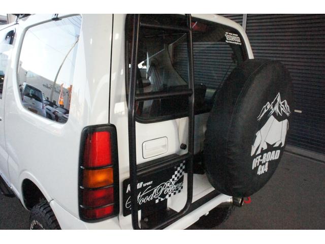 ジムニー ＸＧ　リフトＵＰ・社外前後バンパー・社外ホイール・リアナンバー移設・社外マフラー・ルーフキャリア・リアラダー・ステップ（41枚目）