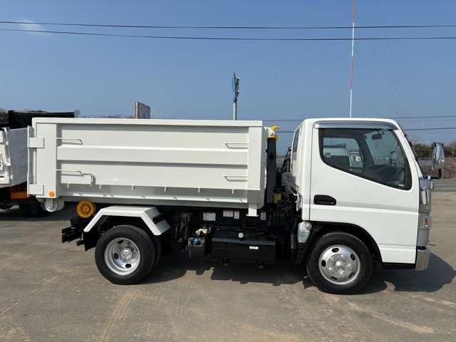 キャンター ベースグレード　バッカン３個付き　３ｔアームロール　ＥＴＣ　エアコン　パワーウインドウ　パワステ（3枚目）