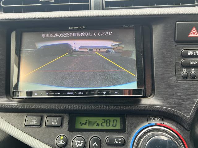 アクア S ETC バックカメラ ナビ アルミホイール スマートキー 電動格納ミラー CVT 衝突安全ボディ ABS ESC Bluetooth エアコン パワーステアリング パワーウィンドウ 運転席エアバッグ(5枚目)