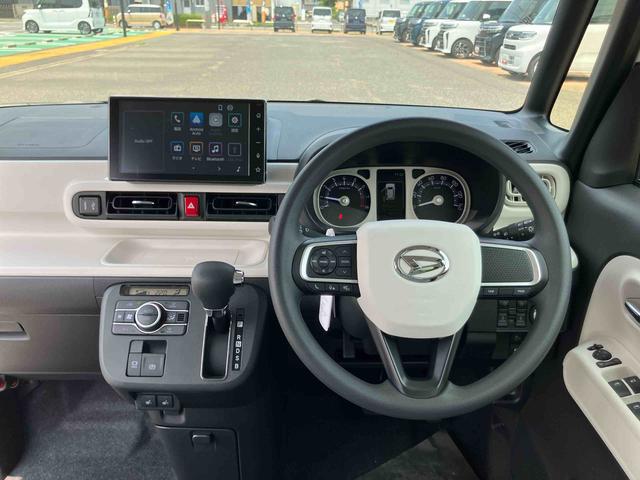 ムーヴキャンバス ストライプスＧ　追突軽減ブレーキ　車線逸脱警告　ＬＥＤライト　オートライト　スマートキー　キーレスエントリー　ベンチシート　シートヒータ　全周囲モニター　点検記録簿（16枚目）