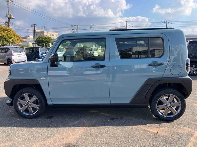 タフト Ｇターボ　ダーククロムベンチャー　ムーンルーフ　ターボ車　エアバッグ　記録簿　スマートキー　キーフリー　アルミホイール　ＡＢＳ　ワンオーナー車（5枚目）