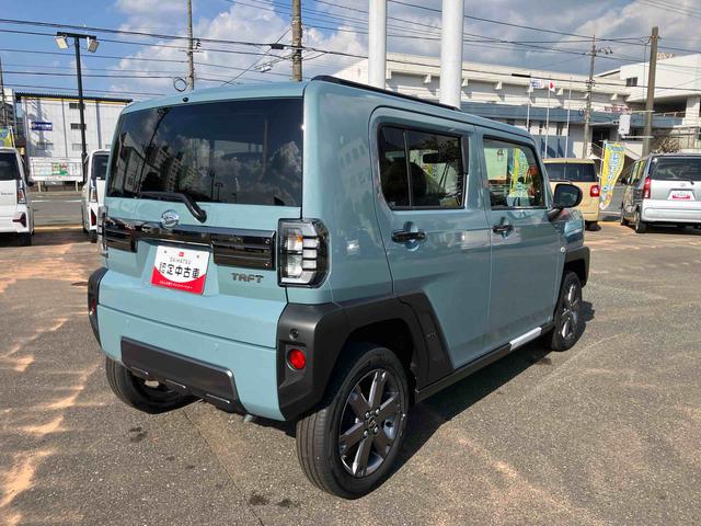 タフト Ｇターボ　ダーククロムベンチャー　ムーンルーフ　ターボ車　エアバッグ　記録簿　スマートキー　キーフリー　アルミホイール　ＡＢＳ　ワンオーナー車（8枚目）