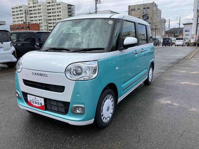 ムーヴキャンバス ストライプスＧ　点検記録簿付　プッシュスタートスマートキー　ワンオーナー　キーフリー　運転席エアバック　ＡＢＳ（7枚目）